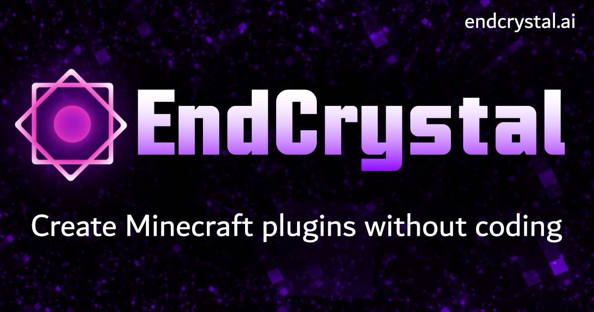 AI Minecraft Plugin Generator for Paper | EndCrystal AI